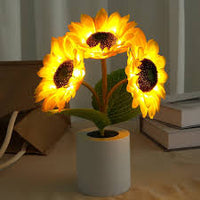 Schimmernde Sonnenblumenlampe-Leuchtezauber