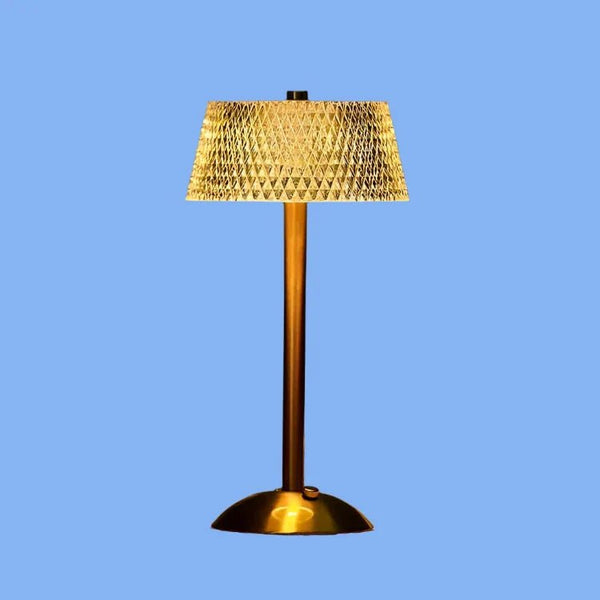 Kabellose Kristall-Metall-Tischlampe-Leuchtezauber