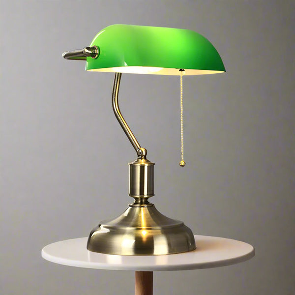 Tischlampe aus Glas im europäischen Stil-Leuchtezauber