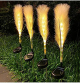 Fiberglas-Reed-Außenlampe (Solar)-Leuchtezauber