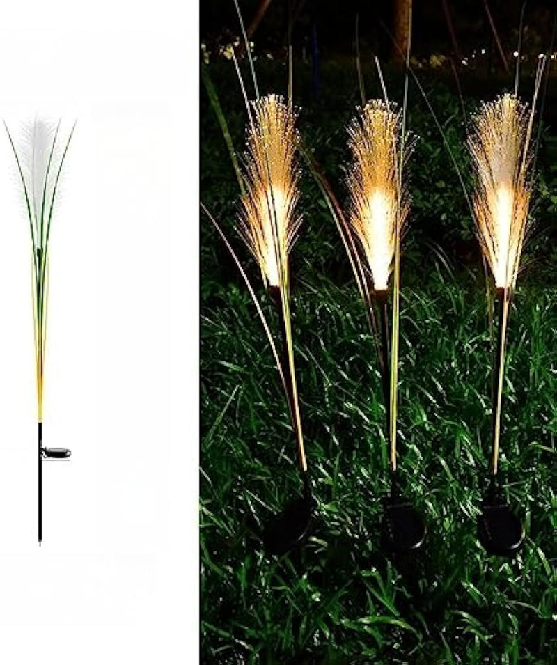 Fiberglas-Reed-Außenlampe (Solar)-Leuchtezauber
