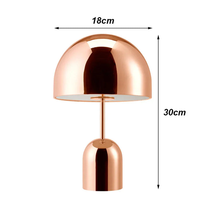 Moderne Pilz-Tischlampe-Leuchtezauber