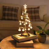 Kristall-Tischlampe in Form eines bezaubernden Weihnachtsbaums-Leuchtezauber