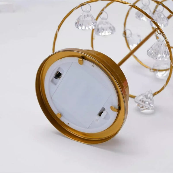 Kristall-Tischlampe in Form eines bezaubernden Weihnachtsbaums-Leuchtezauber