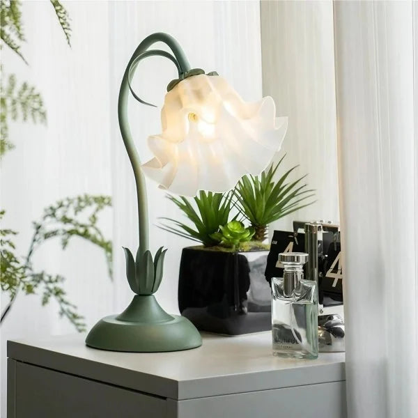 Vintage verstellbare Flower Tischlampe-Leuchtezauber