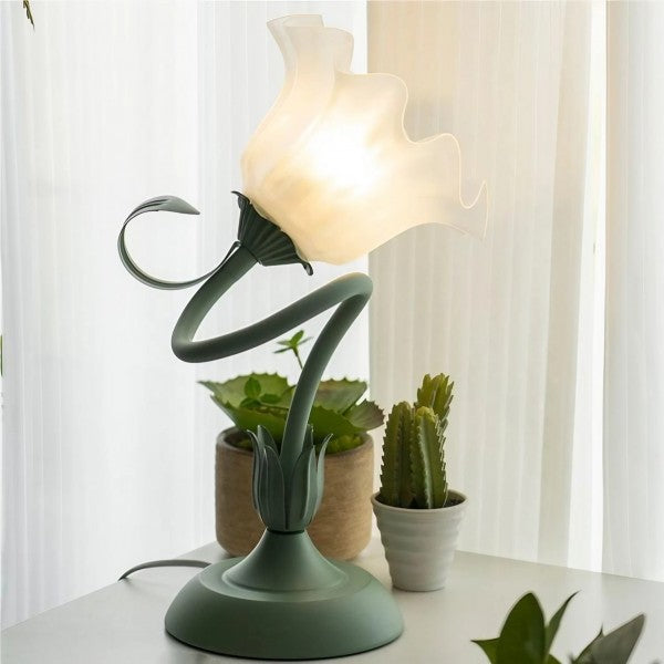Vintage verstellbare Flower Tischlampe-Leuchtezauber