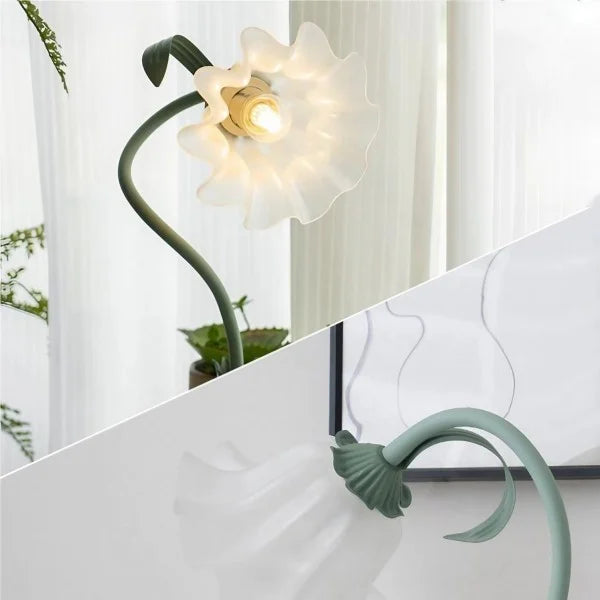 Vintage verstellbare Flower Tischlampe-Leuchtezauber