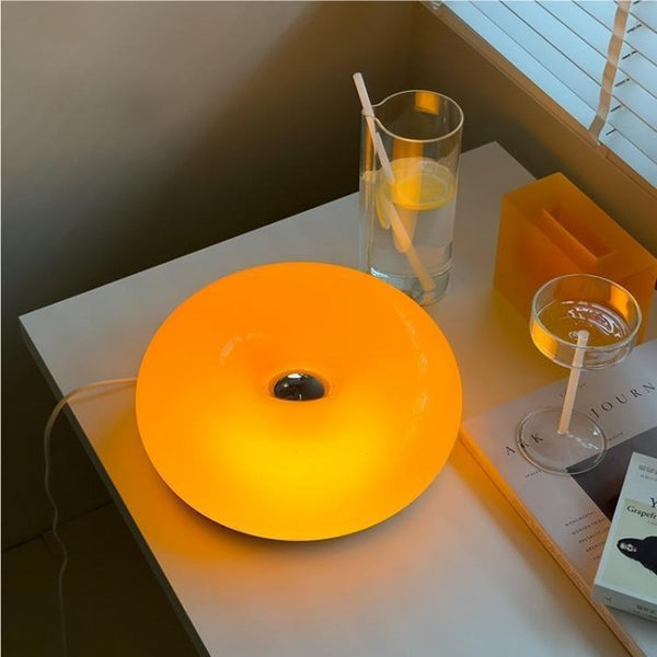 Bauhaus Donut Wandleuchte und Tischleuchte-Leuchtezauber