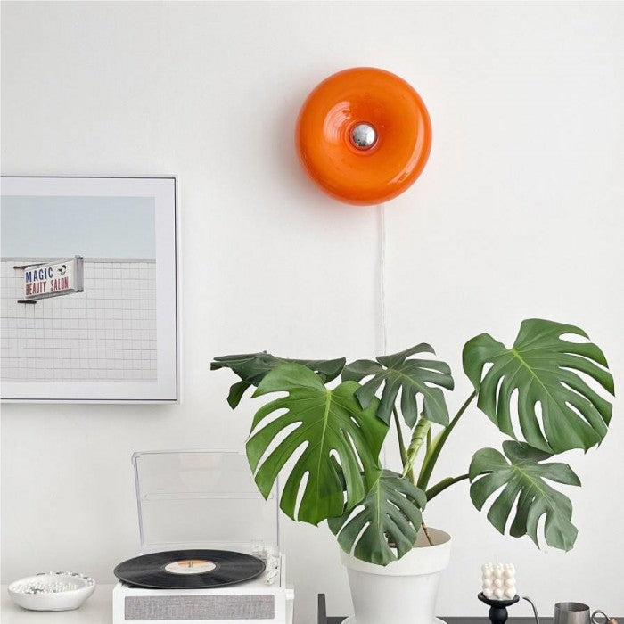 Bauhaus Donut Wandleuchte und Tischleuchte-Leuchtezauber