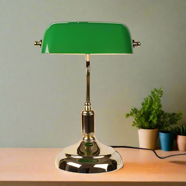 Tischlampe aus Glas im europäischen Stil-Leuchtezauber